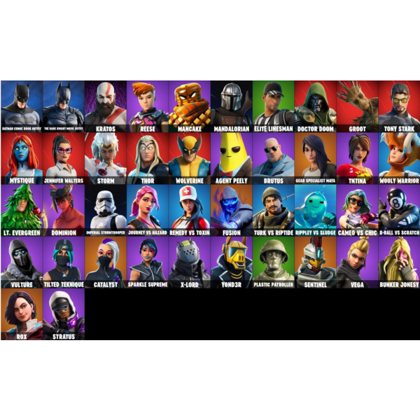 FORTNITE 42+ СКИНОВ АККАУНТА |OG KRATOS | + ПОЧТА