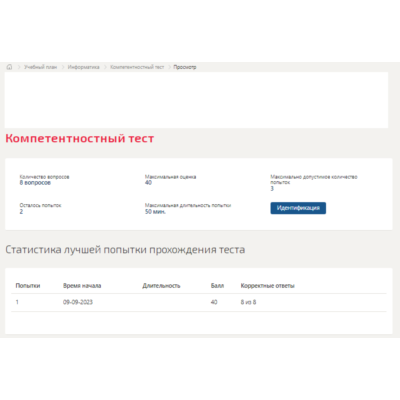 Информатика.Компетентностный тест Синергия/МТИ 2023г.