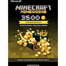 🔑Ключ🟩Minecraft Minecoins 3500 монет🟩РФ/МИР