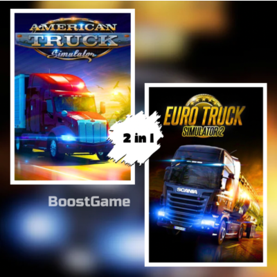 ・American Truck Simulator + Euro Truck 2・STEAM GLOBAL・