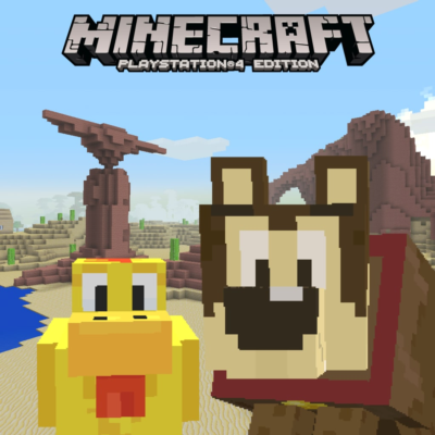 Набор мультяшных текстур Minecraft PS4 ПСН PLAYSTATION