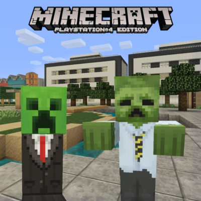 Набор городских текстур Minecraft PS4 ПСН PLAYSTATION