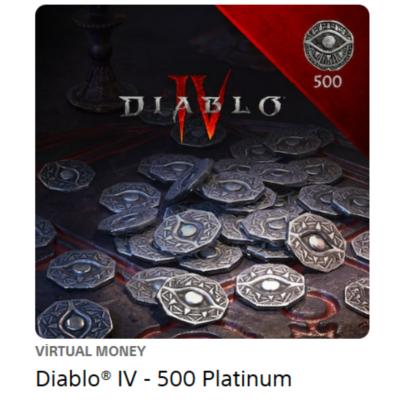 💥Diablo IV: 500-18500  Платины 🔵 PS4/PS5 🔴TR🔴