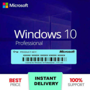 Купить ключ ⭐ Лицензионный ключ Windows 10 Pro 32/64 bi