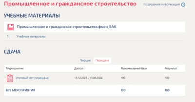 Промышленное и гражданское строительство.Итоговый тест