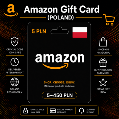 Amazon Gift Card (Польша) 5–450 PLN | Код пополнения Amazon