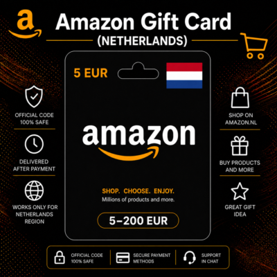 Amazon Gift Card (Нидерланды) 5–200 EUR | Код пополнения Amazon
