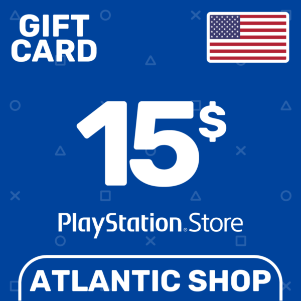 ⭐ Карта Пополнения PSN 15$ (USD) США