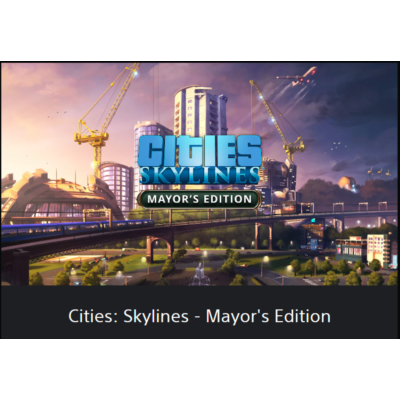 💥Cities: Skylines - Mayor´s Edition 🔵 PS4/PS5 🔴ТR🔴