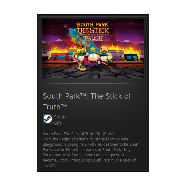 South Park: The Stick of Truth | Gift | Region Free