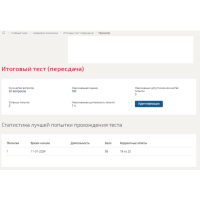 Цифровая экономика.Итоговый тест Синергия/МТИ 2024г