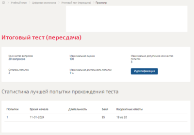 Цифровая экономика.Итоговый тест Синергия/МТИ 2024г