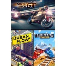 Moto Rush GT+Urban Flow+Train Traffic Manager❗XBOX🔑