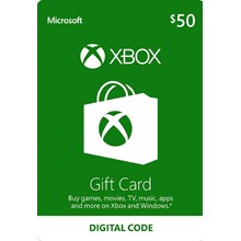 🇺🇸Подарочная карта на 50$ USD Xbox Live (USA)🇺🇸