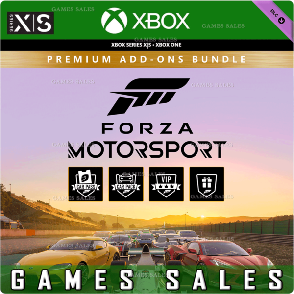 FORZA MOTORSPORT PREMIUM ADD-ONS BUNDLE XBOX+PC КЛЮЧ