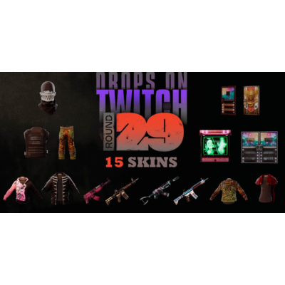 🔥 TWITCH DROPS 🔥 Rust 2024 🔥 29 раунд 🔥 15 Скинов🔥