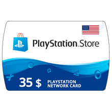 Карта PlayStation(PSN) 35$ USD (Долларов) 🔵США