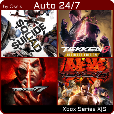 24/7 XBOX Suicide Squad Kill the Justice League, TEKKEN 6, 7, 8 Ultimate