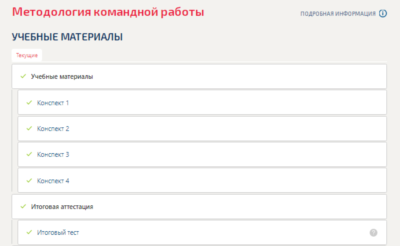 Методология командной работы.Тест Синергия/МТИ 2024г