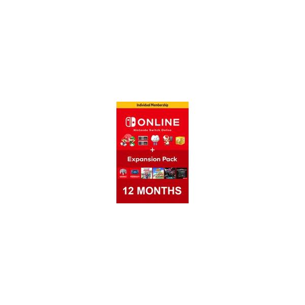 NINTENDO SWITCH ONLINE + EXPANSION PACK 12 МЕСЯЦЕВ