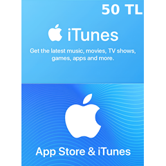 🔵 iTunes 50 TL ПОДАРОЧНАЯ КАРТА (ТУРЦИЯ) 🚀AUTO✔