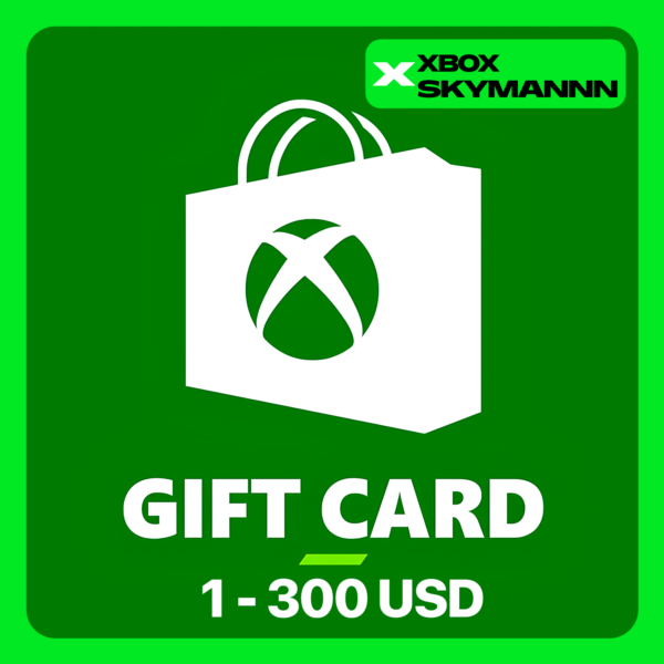 ⭐ПОДАРОЧНАЯ КАРТА XBOX LIVE⭐ 1-300 $ USD USA БЫСТРО
