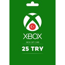 🔶Xbox 25TL [ Gift Card ] Turkey Official Key