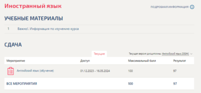 Английский язык.Тест Синергия/МТИ 2024г (97 баллов)