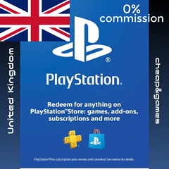 🔑 Карты пополнения 🔥 PSN ВЕЛИКОБРИТАНИЯ UK GBP ФУНТЫ