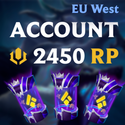 ✅ League of Legends ✅ Account [EU West] 💎 2450 RP 💎