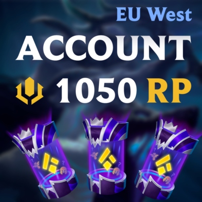 ✅ League of Legends ✅ Account [EU West] 💎 1050 RP 💎