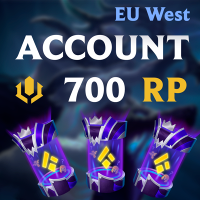 ✅ League of Legends ✅ Account [EU West] 💎 700 RP 💎