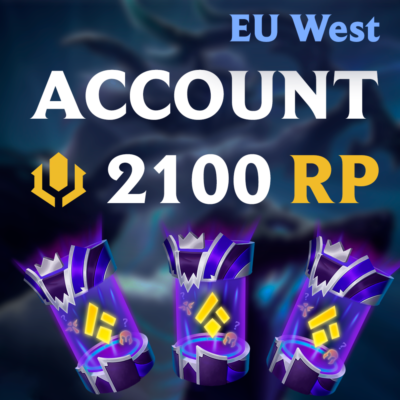 ✅ League of Legends ✅ Account [EU West] 💎 2100 RP 💎