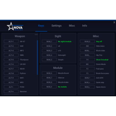 [NovaMacro] Макросы RUST ГЛОБАЛ
