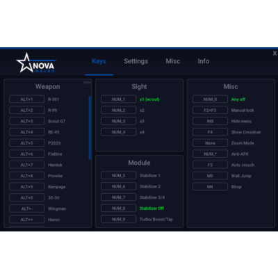 [NovaMacro] Макросы APEX ГЛОБАЛ