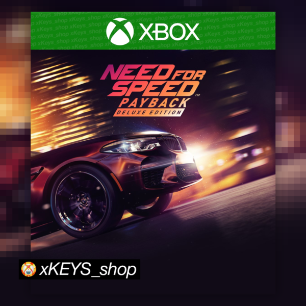 Need for Speed Payback Deluxe NFS XBOX КОД КЛЮЧ