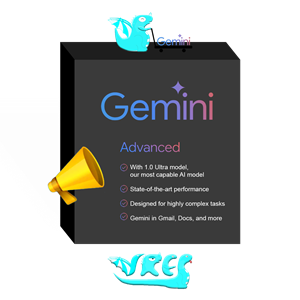 🌟 Google AI Gemini Advanced — 2 ТБ в облаке 💎