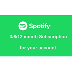 🌍 SPOTIFY PREMIUM 12/6/3 месяца Индивидуальный аккаунт