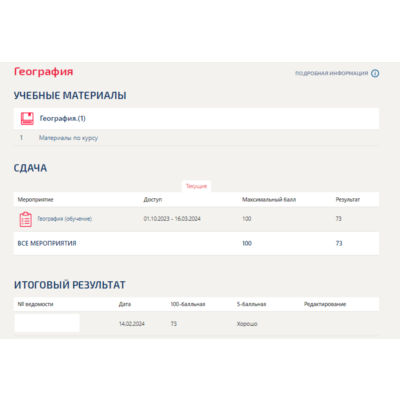 География.Тест Синергия/МТИ 2024г