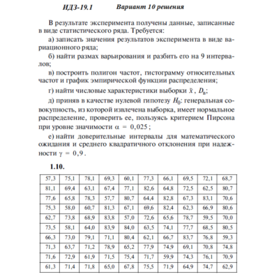 Ответы на ИДЗ 19.1 вариант 10 Рябушко часть 4