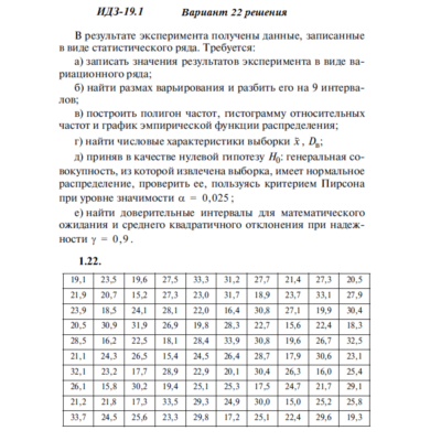 Ответы на ИДЗ 19.1 вариант 22 Рябушко часть 4