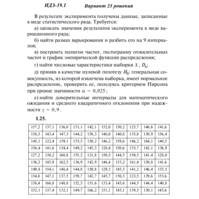Ответы на ИДЗ 19.1 вариант 25 Рябушко часть 4