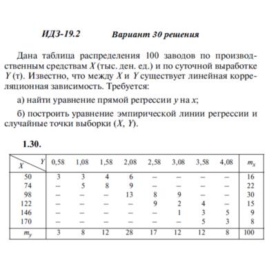 Ответы на ИДЗ 19.2 вариант 30 Рябушко часть 4