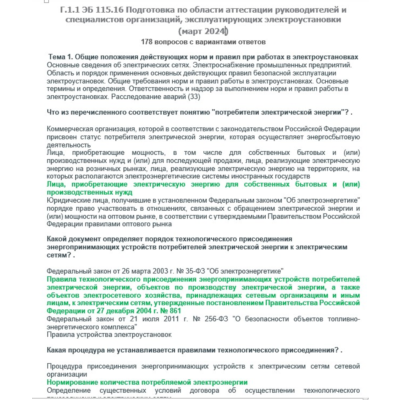 Г.1.1 ЭБ 115.16 (март 2024)
