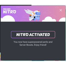 🎁 DISCORD NITRO 1 MONTH | REDEEM CODES ONLY 🚀 INSTANT