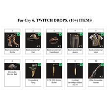 🔥 Far Cry 6 ✦ TWITCH DROPS ✦ SKINS /ITEMS + 🎁