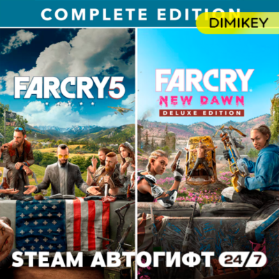 🟨 Far Cry 5 + Far Cry New Dawn Deluxe Edition Bundle Автогифт RU/KZ/UA/CIS