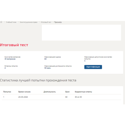 Конституционное право.Итоговый тест Синергия/МТИ 2024г.