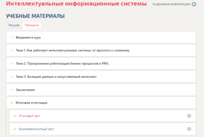 Интеллектуальные информационные системы.Тест Синергия