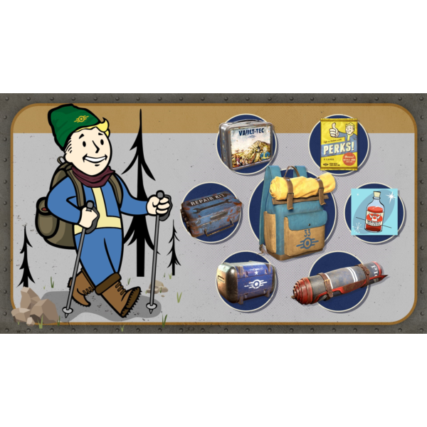 FALLOUT 76 — НАБОР ВЫЖИВАНИЯ VOLT 33 КЛЮЧ XBOX